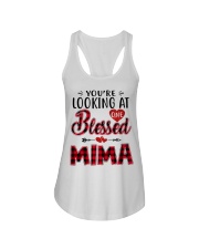 One Blessed Mima - Red Ladies Flowy Tank tile