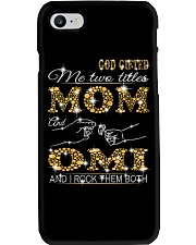 Mom And Omi - Bling M Phone Case tile
