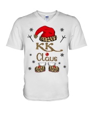 KK Claus - Funny V-Neck T-Shirt tile