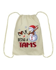 I Love Being A Tams - Xmas Drawstring Bag tile