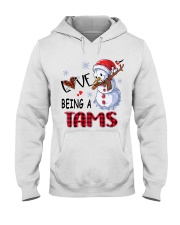 I Love Being A Tams - Xmas Hooded Sweatshirt tile