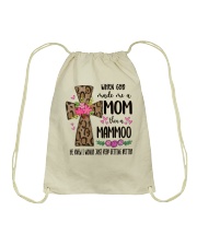 Mom Then A Mammoo - Cross 2 Drawstring Bag tile