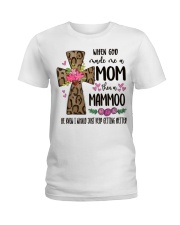 Mom Then A Mammoo - Cross 2 Ladies T-Shirt tile