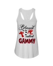 Blessed To Be Called Gammy - Red Ladies Flowy Tank tile