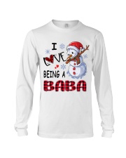 I Love Being A Baba - Xmas Long Sleeve Tee tile