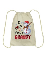 I Love Being A Grandy - Xmas Drawstring Bag tile