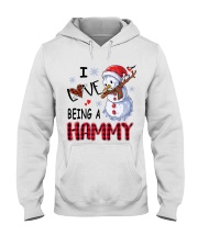 I Love Being A Hammy - Xmas Hooded Sweatshirt tile