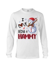 I Love Being A Hammy - Xmas Long Sleeve Tee tile