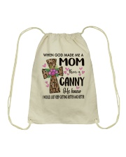 Mom Then A Canny - Cross Drawstring Bag tile