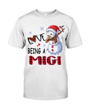 I Love Being A Migi - Xmas Classic T-Shirt front