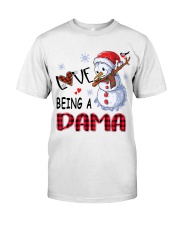 I Love Being A Dama - Xmas Classic T-Shirt front