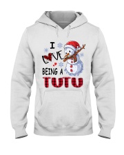 I Love Being A Tutu - Xmas Hooded Sweatshirt tile