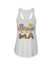 Blessed Ma - Leo Ladies Flowy Tank tile