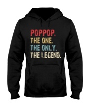 Poppop the one the only the legend Hooded Sweatshirt tile