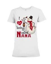 I love being called Nana - Xmas Premium Fit Ladies Tee tile