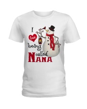 I love being called Nana - Xmas Ladies T-Shirt tile