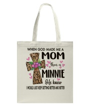 Mom Then A Minnie - Cross Tote Bag tile