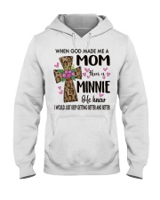 Mom Then A Minnie - Cross Hooded Sweatshirt tile