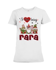 I Love Being Rara - R Premium Fit Ladies Tee tile
