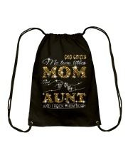 Mom And Aunt - Bling M Drawstring Bag tile