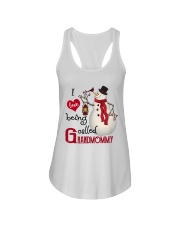 I Love Being Called Grandmommy- Xmas Ladies Flowy Tank tile