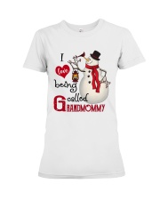 I Love Being Called Grandmommy- Xmas Premium Fit Ladies Tee tile