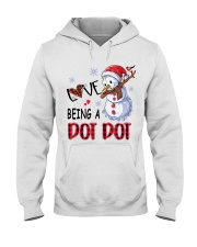 I Love Being A Dot Dot - Xmas Hooded Sweatshirt tile