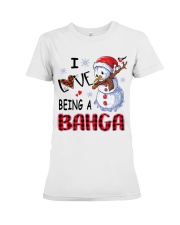 I Love Being A Bahga - Xmas Premium Fit Ladies Tee tile