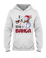 I Love Being A Bahga - Xmas Hooded Sweatshirt tile