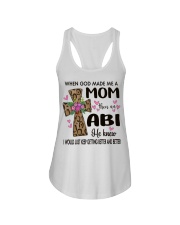 Mom Then An Abi - Cross Ladies Flowy Tank tile