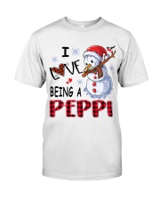 I Love Being A Peppi - Xmas Classic T-Shirt front