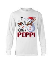 I Love Being A Peppi - Xmas Long Sleeve Tee tile