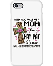 Mom Then A Pay Pay - Cross Phone Case tile