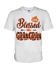 Blessed Grangran - Autumn V-Neck T-Shirt tile