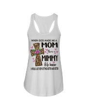 Mom Then A Mimmy - Cross Ladies Flowy Tank tile