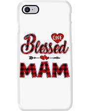 Blessed Mam - Red Phone Case tile