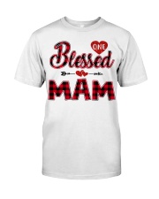 Blessed Mam - Red Classic T-Shirt front