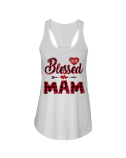 Blessed Mam - Red Ladies Flowy Tank tile