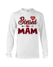 Blessed Mam - Red Long Sleeve Tee tile