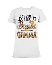 One Blessed Gamma - Leo Premium Fit Ladies Tee tile
