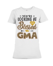 One Blessed Gma - Leo Premium Fit Ladies Tee tile