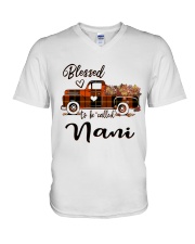 Blessed To Be Called Nani - Autumn V-Neck T-Shirt tile