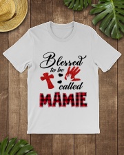 Blessed To Be Called Mamie - Red Classic T-Shirt lifestyle-mens-crewneck-front-18