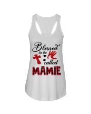 Blessed To Be Called Mamie - Red Ladies Flowy Tank tile