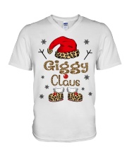Giggy Claus - Funny V-Neck T-Shirt tile