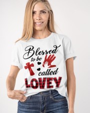 Blessed To Be Called Lovey - Red Classic T-Shirt apparel-classic-tshirt-lifestyle-front-100