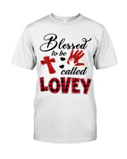 Blessed To Be Called Lovey - Red Classic T-Shirt front