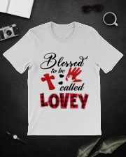 Blessed To Be Called Lovey - Red Classic T-Shirt lifestyle-mens-crewneck-front-16