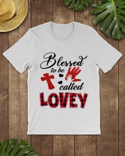 Blessed To Be Called Lovey - Red Classic T-Shirt lifestyle-mens-crewneck-front-18