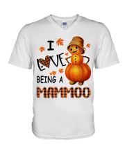 I Love Being A Mammoo - Great V-Neck T-Shirt tile